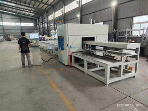 Đa chức năng <span class=keywords><strong>PVC</strong></span> uPVC cửa sổ và cửa máy làm 45 ° <span class=keywords><strong>PVC</strong></span> hồ sơ CNC cắt trung tâm trên bán - Product Image 4