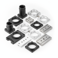 Support de miroir optique en aluminium usiné CNC de haute précision pour systèmes laser et composants d'équipements de laboratoire
