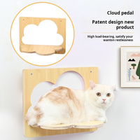 Structure d'escalade murale DIY pour chat avec plateforme de saut et jouets d'escalade