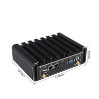 Mini PC Industrial con Intel Core I5 de Cuatro Núcleos, SSD, DDR3, Todo en Uno, Windows, Nuevo, para Enchufes AU y US