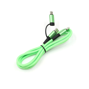 Accesorios de Fábrica de Shenzhen, Cargador <span class=keywords><strong>USB</strong></span> Múltiple 2 en 1 con Carga Rápida PD60W, Cable de Datos de Nailon Tipo C 3A con Logotipo para Todos los Modelos de <span class=keywords><strong>iPhone</strong></span> - Product Image 6