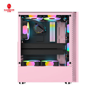 เคสคอมพิวเตอร์สำหรับเล่นเกม ATX MATX เคสคอมพิวเตอร์เดสก์ท็อปกระจกเทมเปอร์ระบายความร้อนด้วยน้ำเคสคอมพิวเตอร์สำหรับเล่นเกม E-Sports - Product Image 1