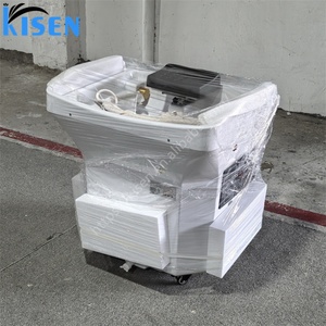 Sillón de Masaje Kisen de Alta Gama, 60L, Blanco y Negro, Sin Plomería, para Terapia Capilar, Mueble Moderno para Salón de Belleza y Peluquería - Product Image 6