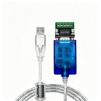Convertisseur USB industriel vers DB9 RS485 RS422 FTDI avec protection contre les surtensions ESD TVS, portée 1200m, 32 nœuds, transceiver automatique sans latence pour Modbus