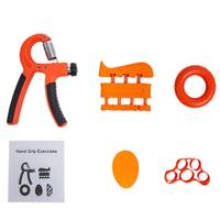Kit de Entrenamiento para Fortalecer el Agarre (Paquete de 5), Agarrador de Mano con Resistencia Ajustable para Entrenamiento de Antebrazos