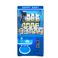 Мини-игрушечный кран с монетоприемным управлением