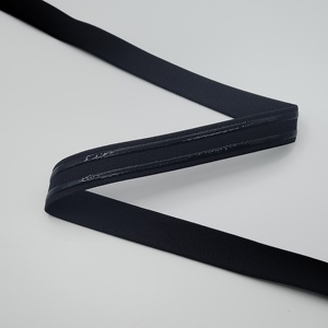 Small MOQ Logo Printed Soft Nylon Jacquard Elastic Woven Webbing 3/4 Inch Wide Non-Slip for Home <b>Textile</b> Dress Bra tape Clothes - Product Image 3