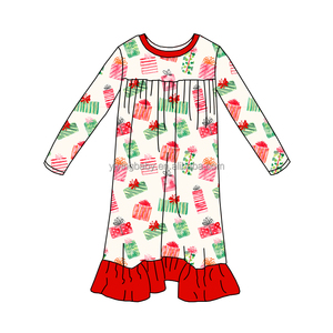Yiying <span class=keywords><strong>Camicia</strong></span> <span class=keywords><strong>da</strong></span> <span class=keywords><strong>Notte</strong></span> Personalizzata per Bambine in Morbido Bambù di Alta Qualità, Comoda e Vaporosa, per Autunno e Inverno - Product Image 2