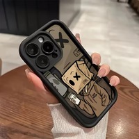 Coque de téléphone INS Simple Box Cartoon Man anti-chute personnalisable avec logo photo en TPU pour iPhone 18 17 Air 16 15 14 13 12 11 XS XR Pro Max
