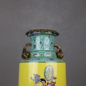 Jingdezhen antico palazzo decorazione vaso porcellana asta cinese classica ceramica vaso di fascia alta collezione di vasi - Product Image 2