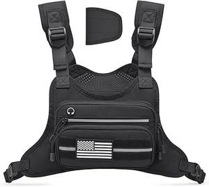 Free sample Molle Tactical <b>Chest</b> Harness Concealed Carry Fanny Pack Waist Bag with Holster for EDC Use - Product Image 1