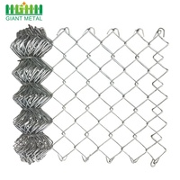 Clôture en grillage métallique diamanté pour jardin, panneaux de clôture en treillis galvanisé