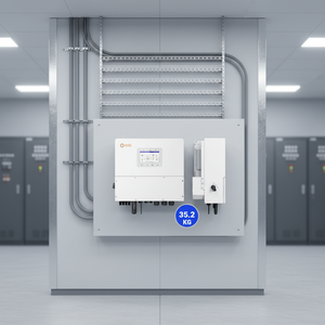 อินเวอร์เตอร์โซลาร์ไฮบริ<span class=keywords><strong>ด</strong></span>แบบออนกริด/ออฟกริ<span class=keywords><strong>ด</strong></span> 3 <span class=keywords><strong>เฟส</strong></span> แรงดันสูง Solis S6-EH3P(12-20)K-H 12kW 15kW 20kW สำหรับระบบกักเก็บพลังงาน - Product Image 1
