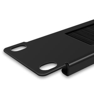 Carte jaune UL94-V0 1U-42U Rack Brush <span class=keywords><strong>Cable</strong></span> Manager 19 pouces 1U Cabinet avec plaque de <span class=keywords><strong>brosse</strong></span> Matériau des poils Panneau de <span class=keywords><strong>brosse</strong></span> - Product Image 4