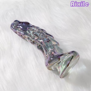 Dildo de Cristal, Masajeador de Fantasía, Tapón Anal de Cristal, Estimulador de Punto G y Próstata, Juguetes Sexuales para Mujeres, Hombres y Parejas - Product Image 4