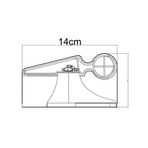 Main courante anti-collision Hang Seng HS 619 en alliage d'aluminium, grain de bois PVC, pour couloir d'hôpital, rail de sécurité 1.4 1.6 1.8mm - Product Image 2