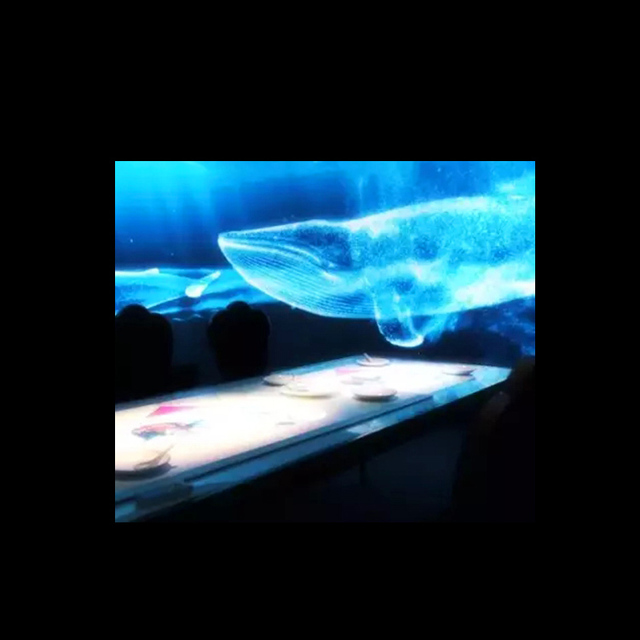 Holographic 4K 3D Mapping Naked Eye Virtual Reality Immersion Augmented Reality Display Ground Digital Laser Projector for Home
