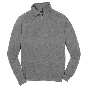 Sweat-shirt tricoté à quart de zip pour homme, personnalisable OEM, vente en gros - Product Image 1