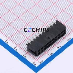 ZX-MX3.0-2-10PZZ Wire-to-Board Pin Header Through hole Component (THT),P=3mm Connector 2x10P 3mm Through Hole Micro-Fit (MX 3.0) - Product Image 1