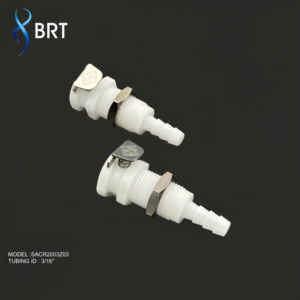ข้อต่อสายยางแบบมีหนาม ขนาด 4.8 มม. ผลิตจากพลาสติก ป้องกันการรั่วซึม สำหรับสายรัดบำบัดแบบเป่าลม - Product Image 1
