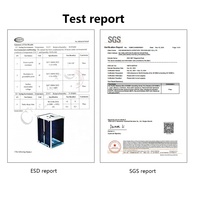 KEXING ESD - Estante de Almacenamiento Ajustable para PCB, 400x320x563mm, 10^4-10^6 Ohm, PP Conductivo, Certificado RoHS, 50 Unidades, Personalizable