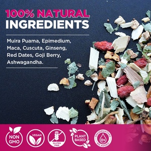 Té Chinaherbs para Mejorar la Libido, Combinado con Muira Puama, Epimedium, Maca, Ginseng, Bayas de Goji y Ashwagandha Naturales - Product Image 3