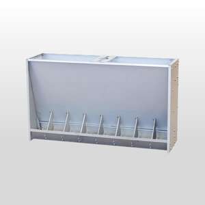 Velocidad de alimentación de ajuste automático al por mayor, comederos de animales de granja para cerdos, comedero de acero inoxidable de doble cara - Product Image 1