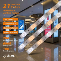 Bande lumineuse LED rigide en aluminium, éclairage LED DC 24V, panneau lumineux rétroéclairé, bande lumineuse LED bicolore