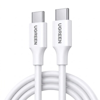 Cable de Datos USB-C a USB-C de Doble Puerto con Carga Rápida PD100W para iPhone 15 Pro, iPad y MacBook