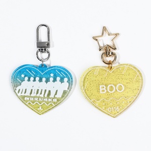 Wholesale Blank Acrylic Motel Hotel <b>Key</b> Tag <b>Key</b> <b>Chain</b> Custom Glitter Charm Fashion Cute Acrylic Keychain Accessories - Product Image 3