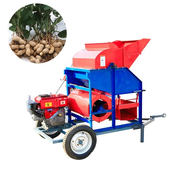 Fıstık hasat makinesi silindir diş tipi zincir otomatik fıstık seçici fıstık kombine hasat makinesi