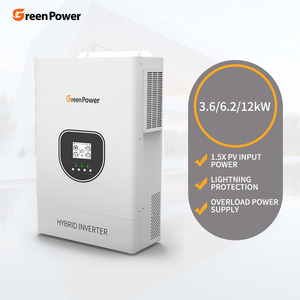 Greenpower Ip21สตริง3.6kw ไฮบริดเฟสเดียว6.2kw 36000W 6200W 48V พร้อม WiFi MPPT PV Gp-ip21-inverter โซลาร์เซลล์สูง - Product Image 1