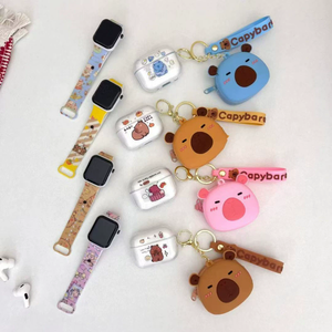 หูฟังไร้สายแบบใส่ในหูลาย<span class=keywords><strong>การ์ตูน</strong></span>คาปิบาร่าน่ารัก พร้อมชุดนาฬิกาและฟิกเกอร์ - Product Image 3