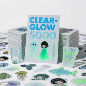 Pegatinas de luz nocturna 3D con logotipo personalizado, Adhesivo resistente al agua con protección UV - Product Image 5