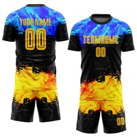Qualité originale Noir et Blanc Moins Cher Rétro Joueur Thaïlandais de Qualité Thaïlande Enfants Mexique Ensemble Maillot de Football Personnalisé