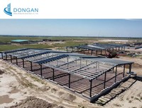 Estructura de Acero de Rápida Construcción para Establos, Diseño Industrial Profesional para Uso Agrícola, Ligera