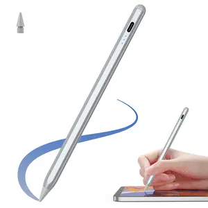 Pena Stylus aktif paduan aluminium, pena Stylus magnetik aktif Anti sentuh, pengisian daya cepat Multifungsi, performa tinggi untuk Apple Ipad pensil