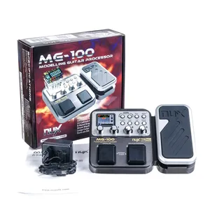 NUX brand MG-100 with 80 Presets 66 effects Loop and Expression Processor electric guitar multi effect pedal