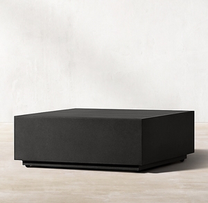 Hot Selling <b>Black</b> Metal Coffee <b>Table</b> Modern Design Aluminum <b>Side</b> <b>Table</b> for Dining Living Room Courtyard Hospital Use-for Hotels - Product Image 2