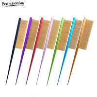 2026 Perfectionism Customized Golden Aluminum Needle Fashion Pet Comb Magnifier Fine Teeth Tail Pet Comb Design Pet Grooming
