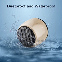 Mini Altavoz Inalámbrico Metálico OEM con Bluetooth, Portátil, para Exteriores, Regalo Promocional, LED RGB para Cine en Casa, Fiestas, Computadora