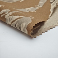 Tissu Oxford en nylon 500D imprimé camouflage rayé tigre du désert, enduit PU, résistant à l'eau, pour sacs à dos, équipements utilitaires d'extérieur et housses
