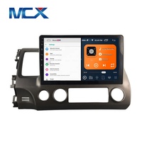 Autoradio MCX, Android 10.0, Navigation GPS, écran tactile, HD, lecteur Audio/vidéo, unité centrale pour voiture Honda Civic (2006, 2011)