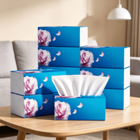 Fournisseur direct d'usine, papier mouchoir facial en gros, jetable, hautement absorbant, biodégradable
