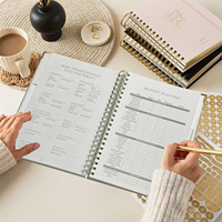 Großhandel Leinen-Ringbuch Hochzeitsplaner Organizer für Bräute mit Individuellem Logo Personalisiertes Hochzeitsplaner-Notizbuch OEM