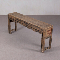 Console ancienne vieillie au design traditionnel, charme authentique pour couloirs, salles à manger et chambres