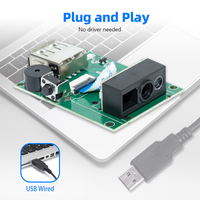 Module de scanner de codes-barres CMOS 1D 2D YHDAA, prise en charge USB/RS232/TTL, lecture des codes d'écran de téléphone, codes flous