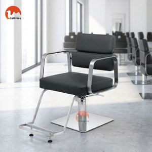Équipement de salon de beauté, mobilier rotatif à 360°, chaise de <span class=keywords><strong>coiffure</strong></span>, chaise de barbier, chaise de coupe de cheveux - Product Image 1