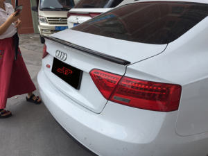Aile arrière de coffre de pare-chocs en Fiber de carbone véritable de Style B8 B8.5 S pour Audi A5 S5 aileron arrière Bodykit 08-16 - Product Image 6
