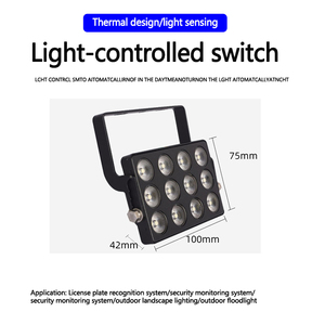 IP68 Aluminio COB LED Reflector 15W Potencia 6500K Temperatura de color Tráfico Cámara de marcha atrás Monitoreo Luz de relleno IP65 - Product Image 3